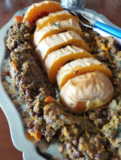 Burtternut farçi, cantine Les Bons Restes