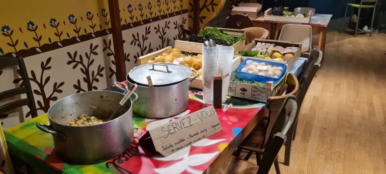 événement Disco Soupe cagettes fruits & légumes