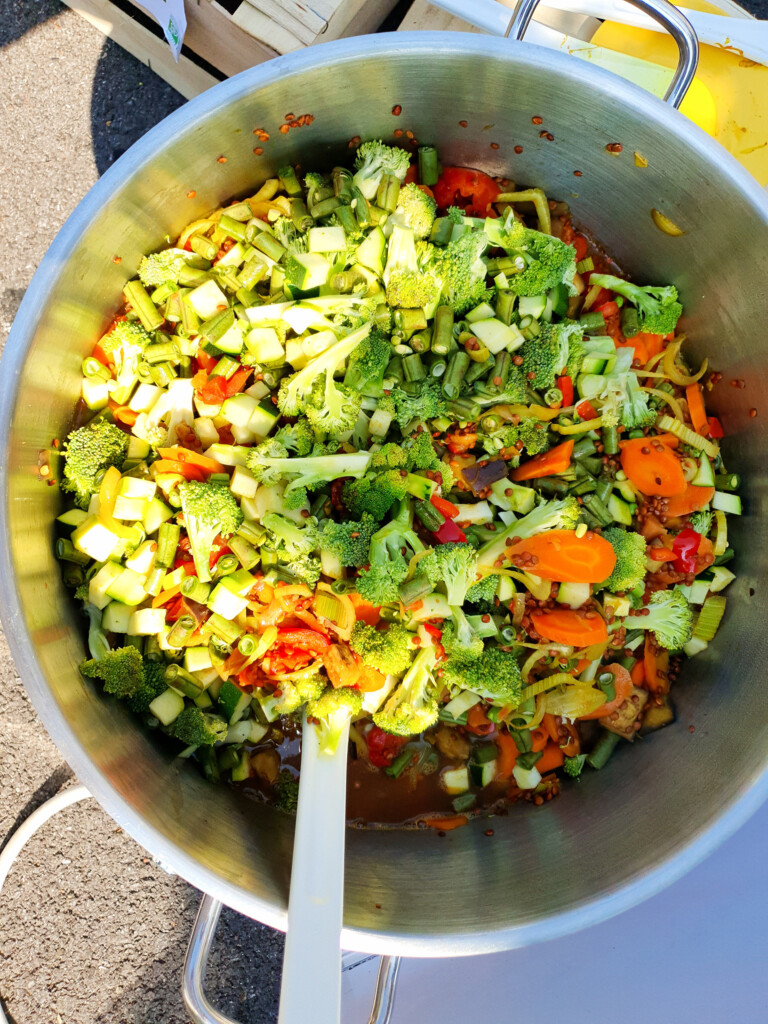 événement Disco Soupe préparation repas