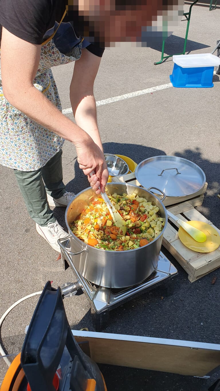 événement Disco Soupe préparation repas