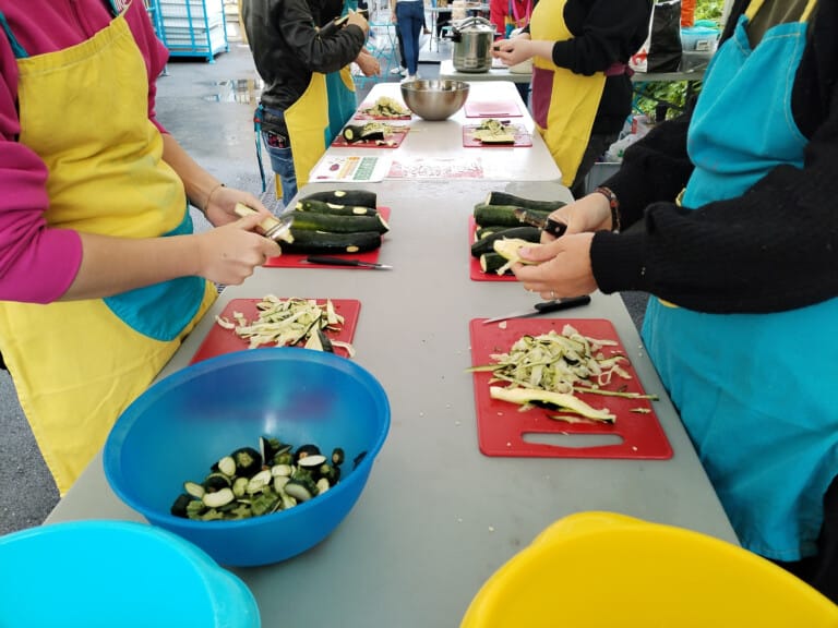 événement Disco Soupe préparation repas