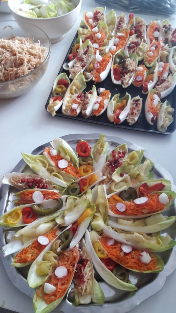 Buffet organisé par Les Bons Restes