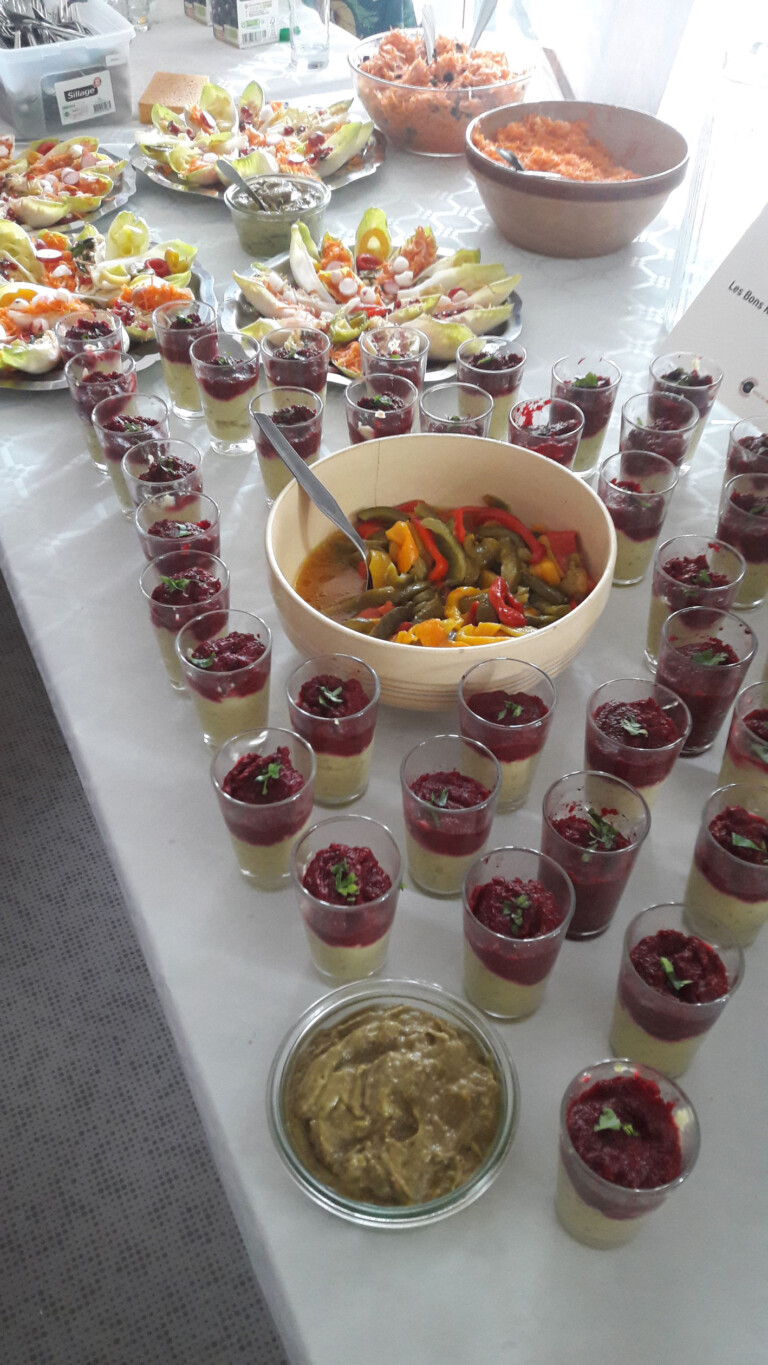 Buffet organisé par Les Bons Restes