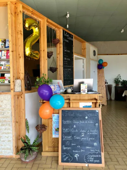 Plat du jour, la cantine Les Bons Restes