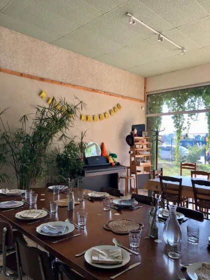 Salle de la cantine Les Bons Restes