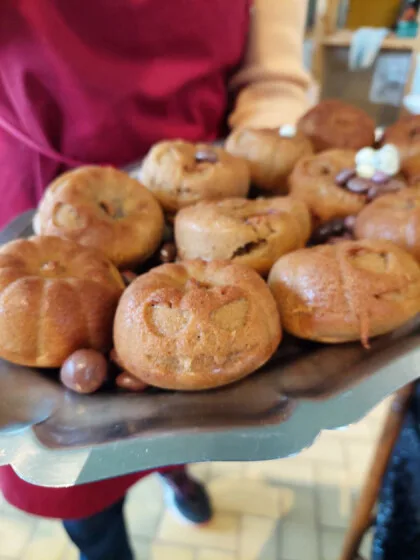 Repas Halloween, cantine Les Bons Restes