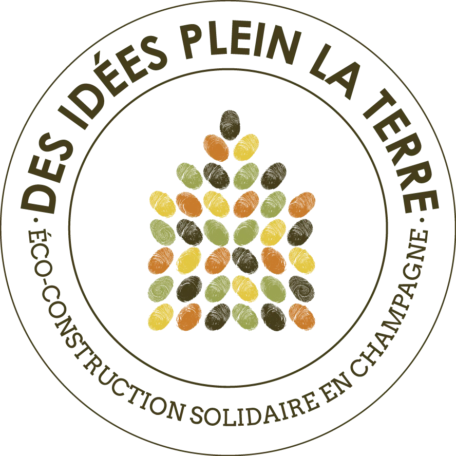 Logo Des Idées Plein la Terre - Éco-construction solidaire en Champagne