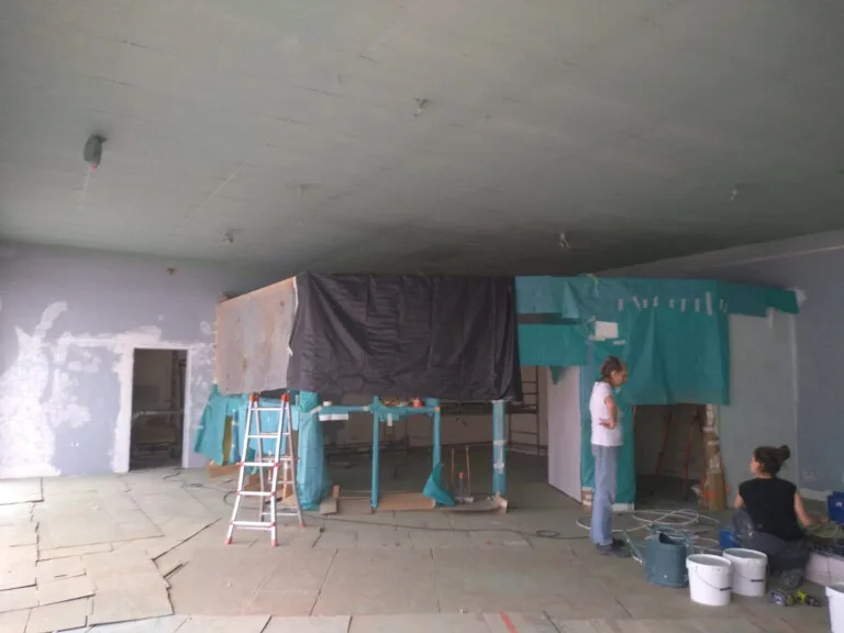 Travaux local des Bons Restes